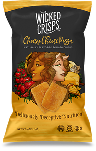 Wicked Crisps - Naturally Flavored Tomato Crisps "Cheesy Cheese Pizza" (114 g)