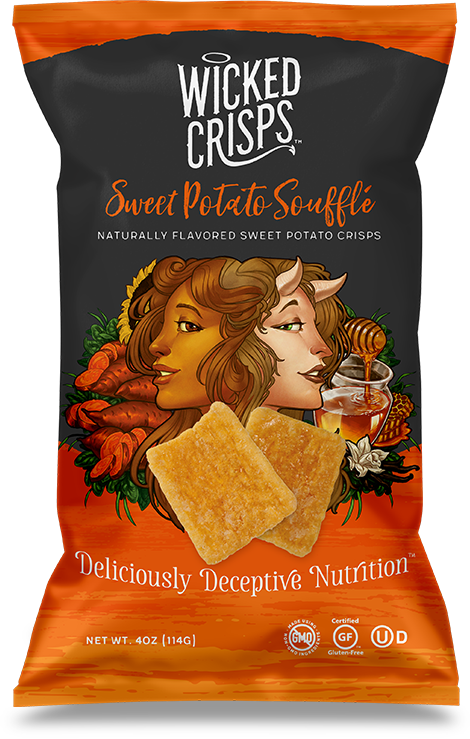 Wicked Crisps - Naturally Flavored Sweet Potato Crisps "Sweet Potato Souffle" (114 g)