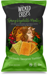 Wicked Crisps - Naturally Flavored Vegetable Crisps "Spring Vegetable Medley" (114 g)