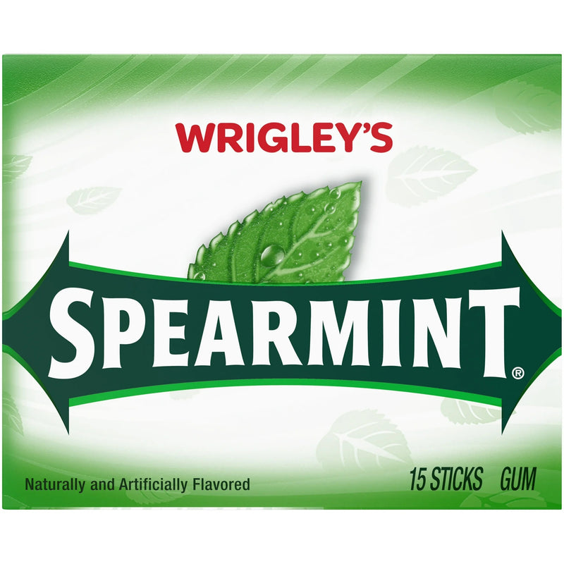 Wrigley's - Gum "Spearmint" (15 Sticks)