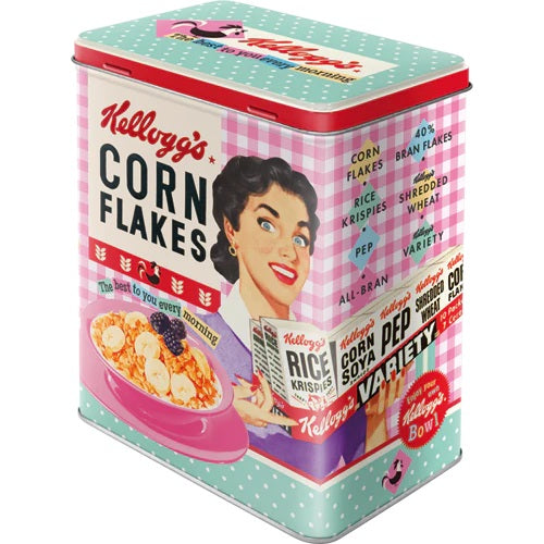RETRO Vorratsdose L - "Kellogg's Corn Flakes - The Original"