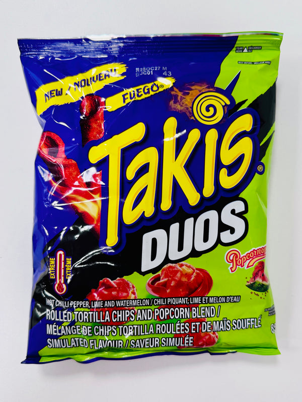 Takis - Tortilla Chips & Popcorn "DUOS" (85g)