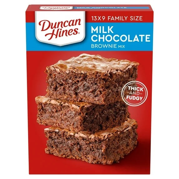 Duncan Hines - Brownie Mix "Milk Chocolate" (510 g)
