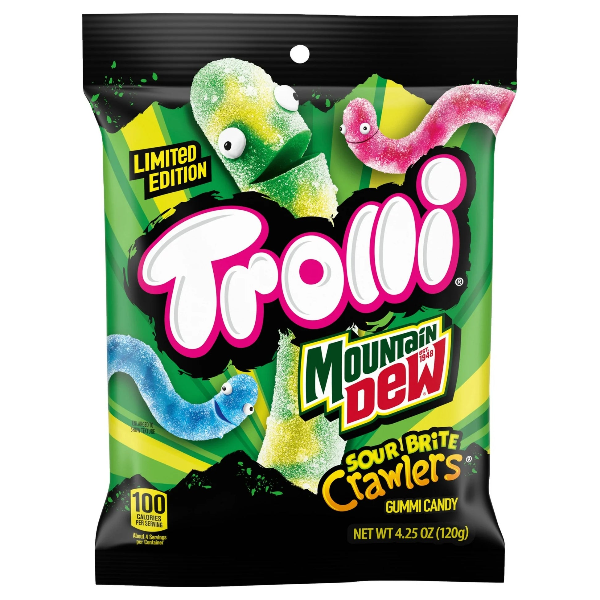 Trolli - Sour Brite Crawlers "Mountain Dew" (120 g)