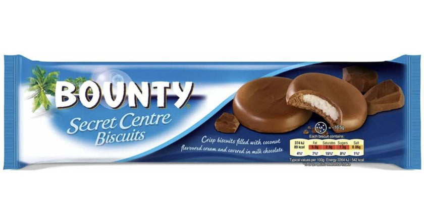 Bounty - Biscuits "Secret Centre" (132 g)