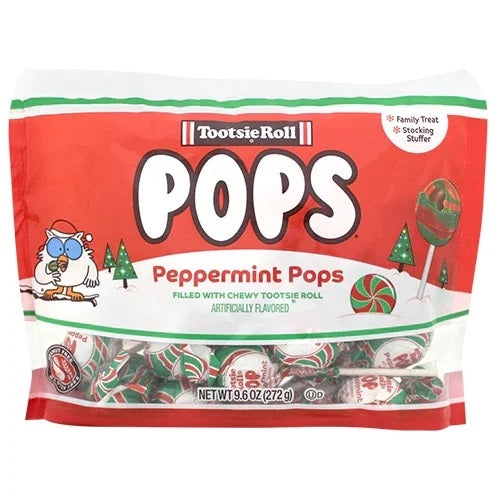 Tootsie Roll - Peppermint Pops "Candy Cane "  (272 g)