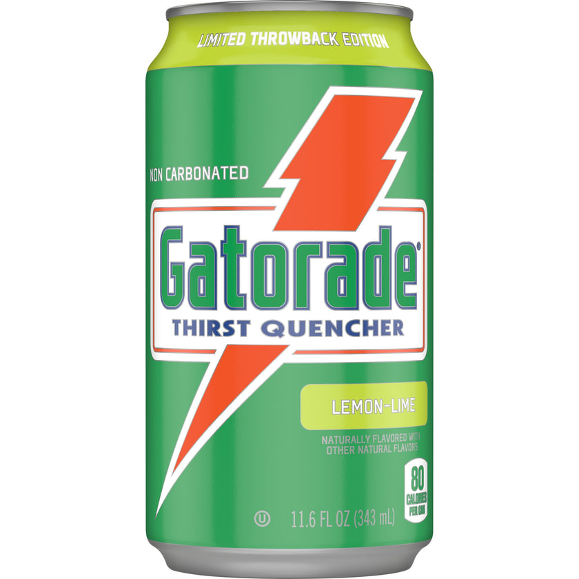 Gatorade - THIRST QUENCHER "Lemon Lime" THROWBACK EDITION (343 ml)