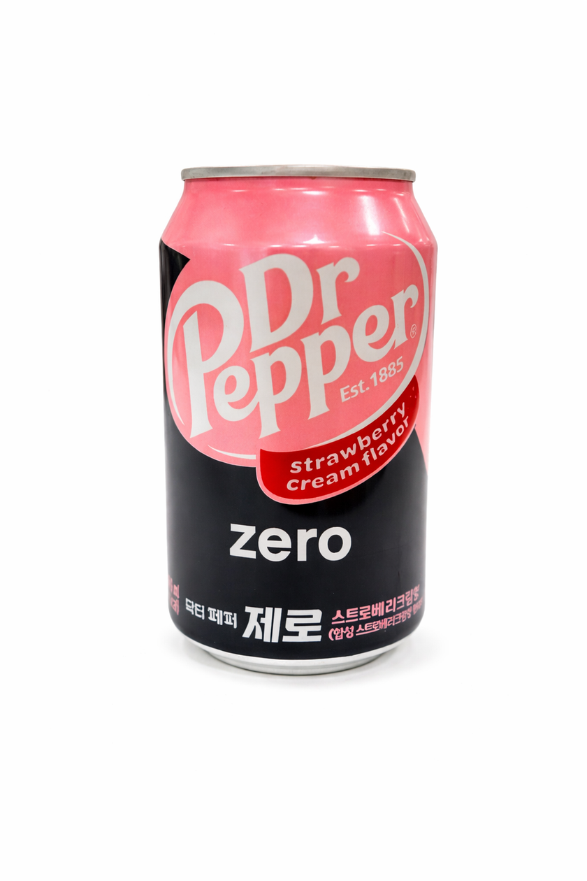 Dr Pepper "Strawberries & Cream" ZERO (350 ml)