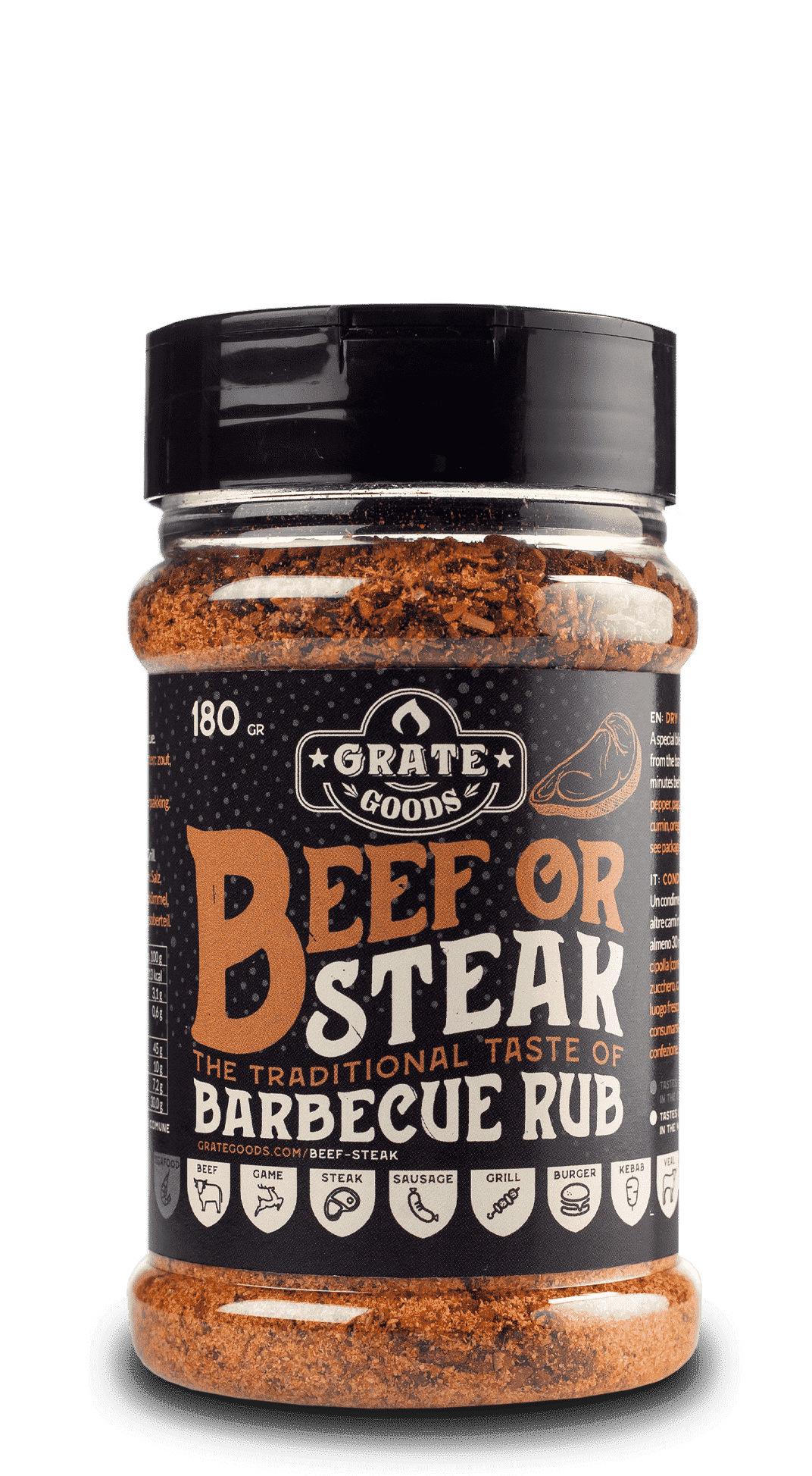 GRATE GOODS - Barbecue Rub "Beef or Steak" (180 g)