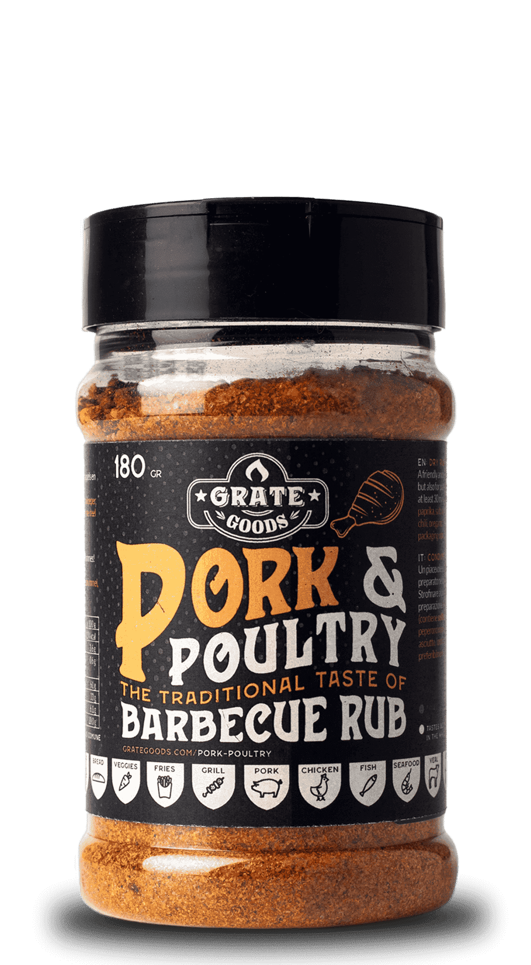 GRATE GOODS - Barbecue Rub "Pork & Poultry" (180 g)