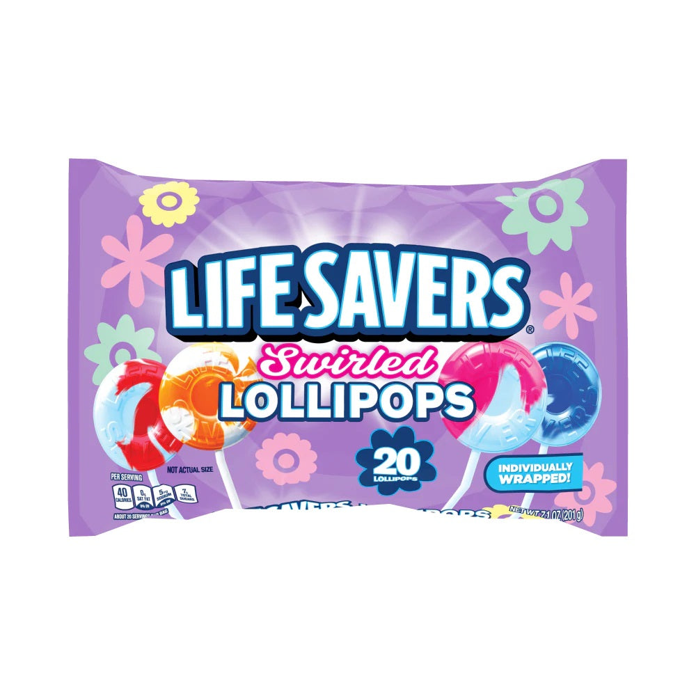 LifeSavers - Swirled "Lollipops" 20x Lollis (201 g)
