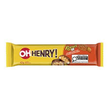 OH HENRY! - Pretzels, Caramel & Chocolate Bar "Reese's Level Up" (42 g)