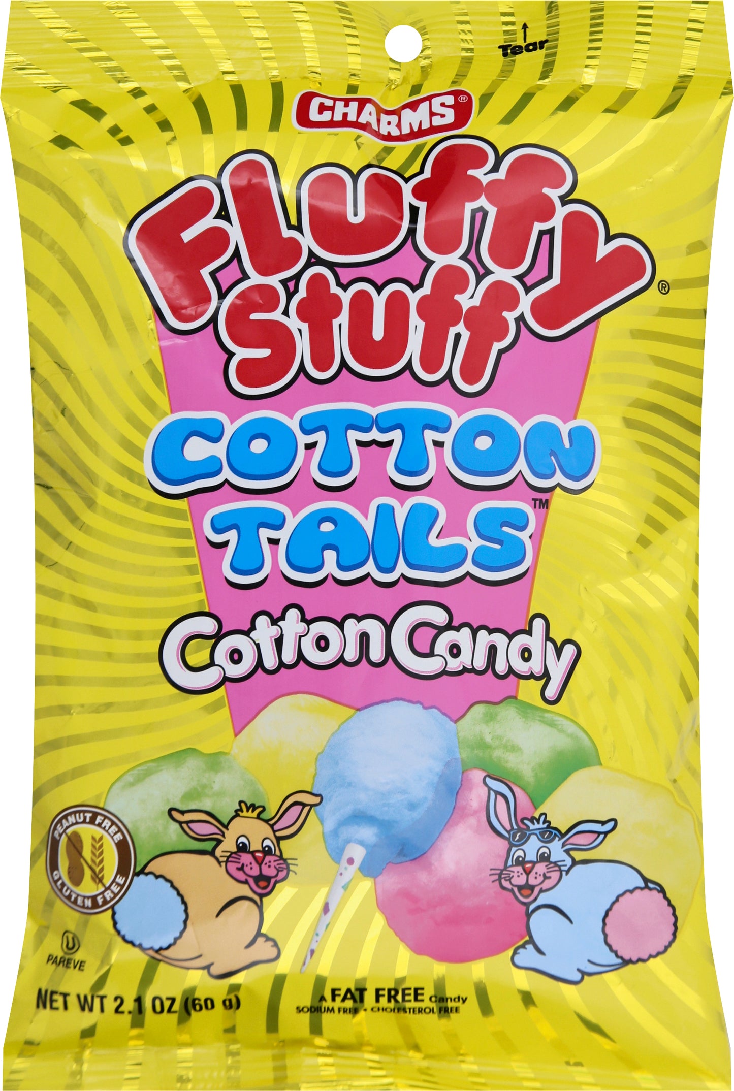 Charms - Fluffy Stuff Cotton Candy "Cotton Tails" (60 g)