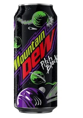 Mtn Mountain Dew - "Pitch Black" Grape & Citrus Flavour (330 ml)
