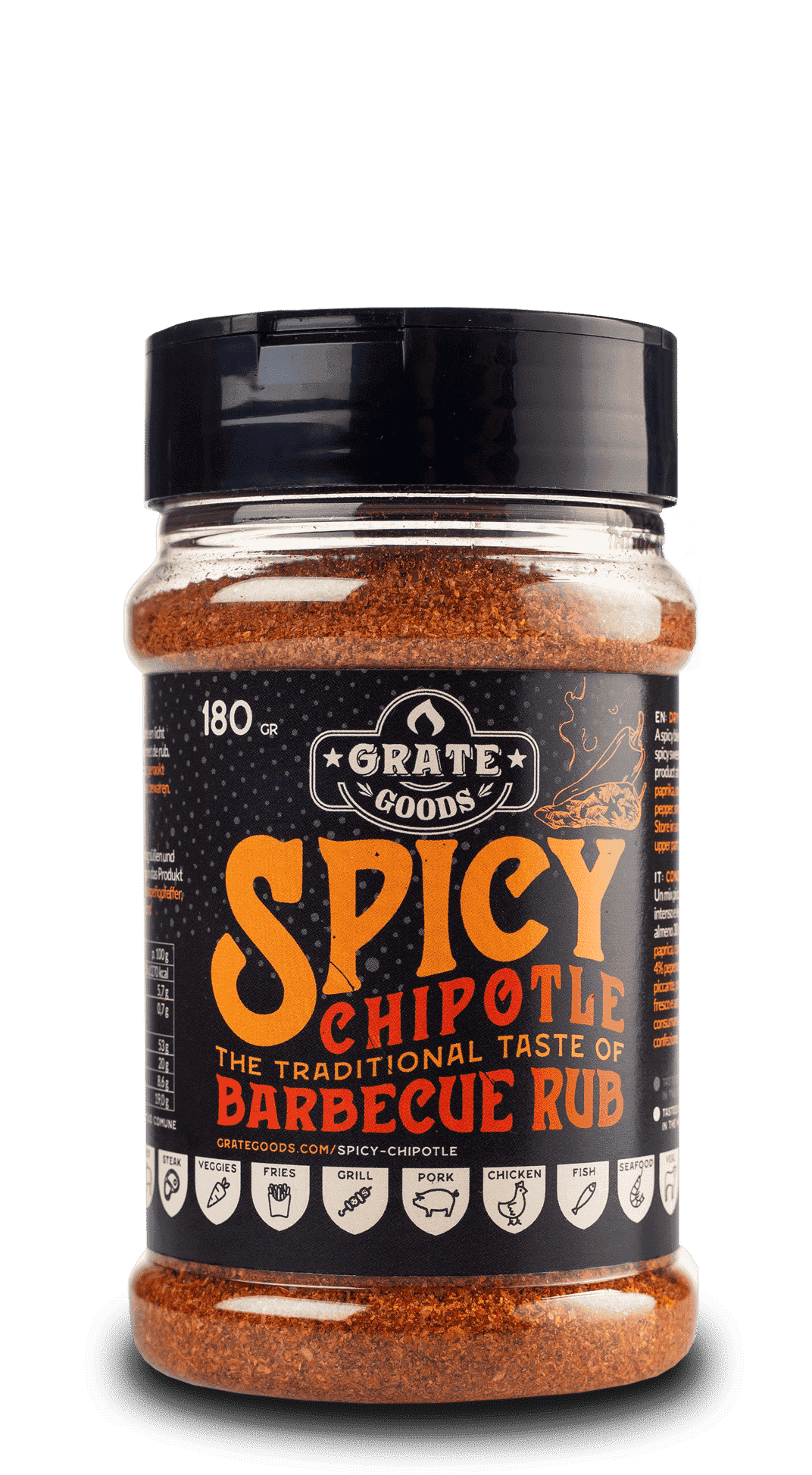 GRATE GOODS - Barbecue Rub "Spicy Chipotle" (180 g)
