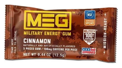 MEG - Military Energy Gum "Cinnamon" (12,5 g)
