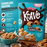 Kellogg's - Cereal "Krave Cinnamon Sugar Churro" (314 g)