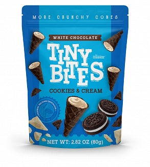 Tiny Bites - Crunchy Cones "Cookies & Cream" (80 g)