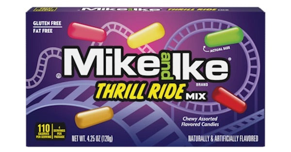 Mike and Ike Thrill Ride Mix 120 g – Fruchtige US Candy Mischung