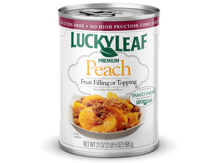 Lucky Leaf - Fruit Filling or Topping "Peach" (595 g)