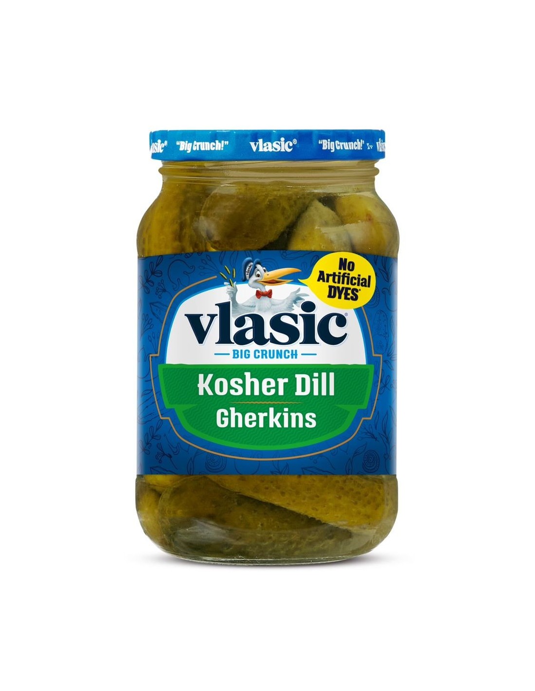 vlasic - "Kosher Dill Gherkins" (473 ml)