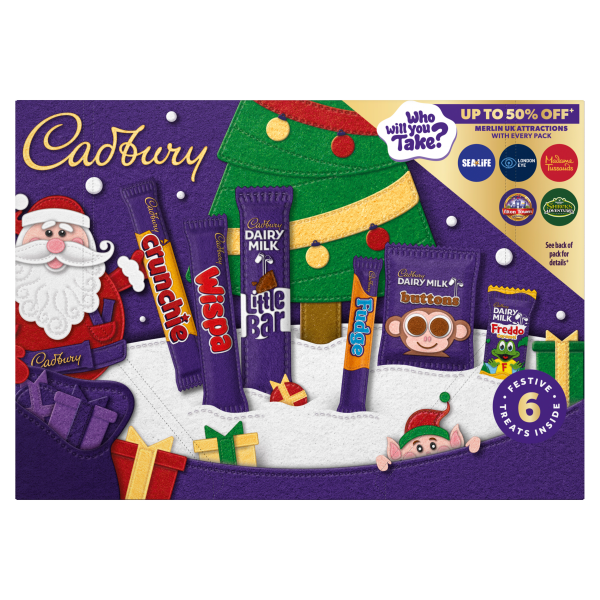 Cadbury - Milk Chocolate "Santa Selection Box" (125 g)