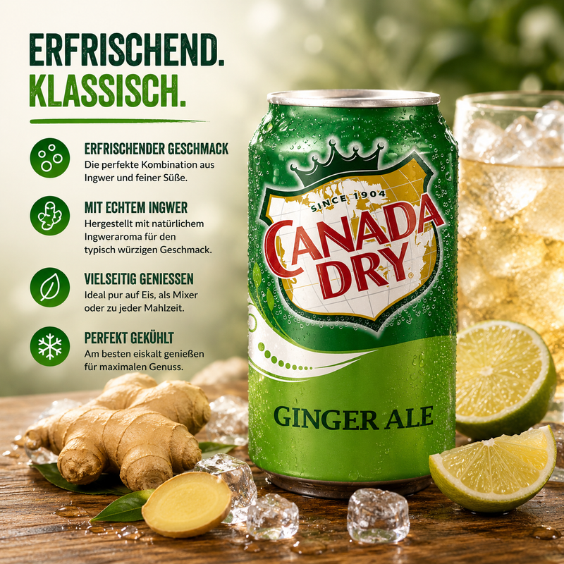 Canada Dry "Ginger Ale" (355 ml)