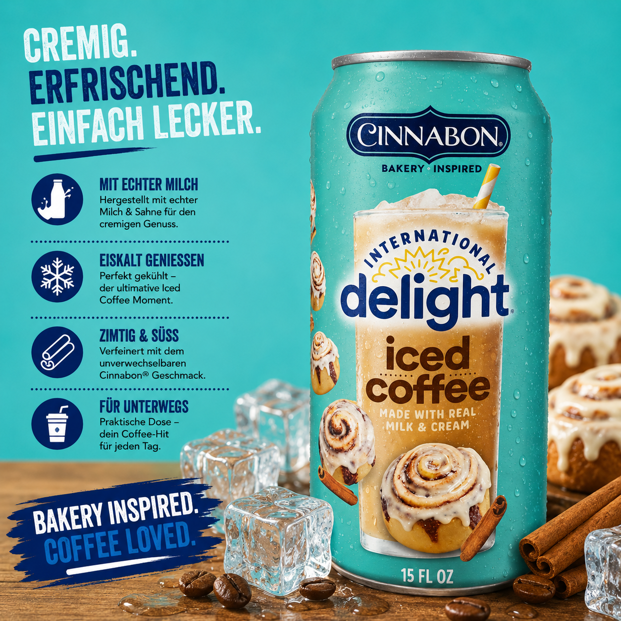 CINNABON - international delight "Iced Coffee" (443 ml)