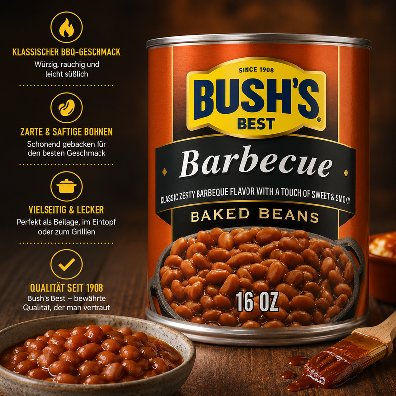 Bush's Best - Baked Beans "Barbecue" (454 g)