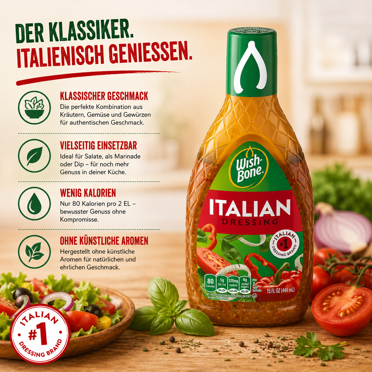 Wish-Bone - Dressing "Italian" (444 ml)