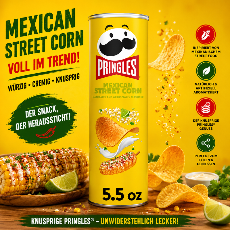 Pringles - Chips "Mexican Street Corn" (158g)