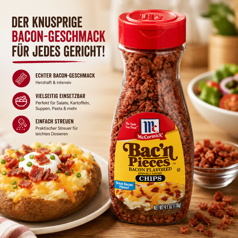 McCormick - Chips "Bac'n Pieses" (116 g)
