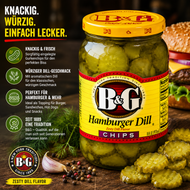B&G - Hamburger Dill "Chips" (473 ml)