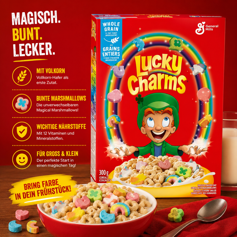 General Mills - Cereal "Lucky Charms" (300 g)