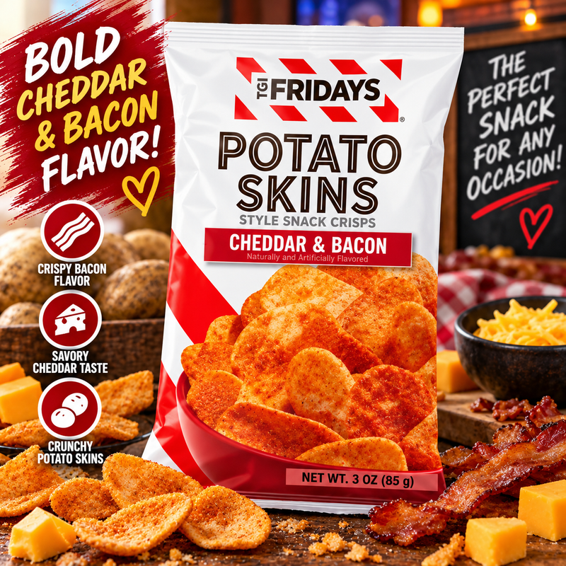 TGI Fridays - "Potato Skins Cheddar & Bacon" (85,0 g)