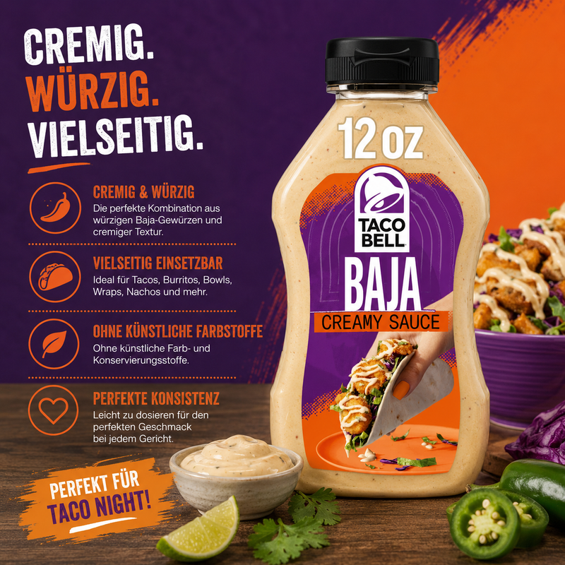 Taco Bell - Creamy Sauce "BAJA" (354 ml)