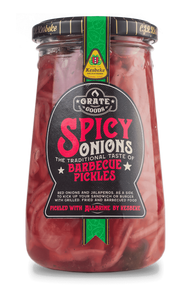 GRATE GOODS - "Spicy Onions" Barbecue Pickles  (325 g)