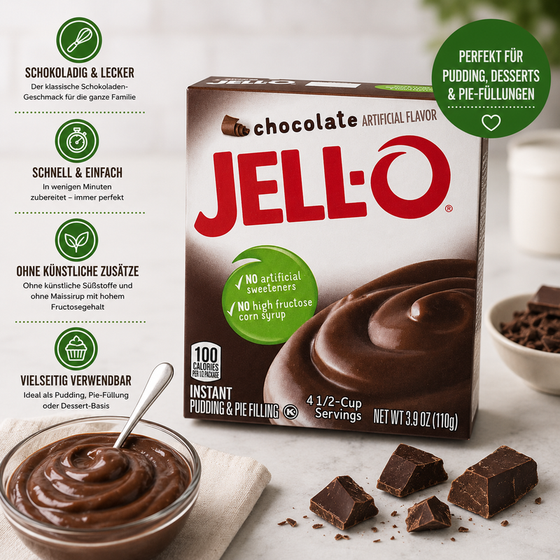 JELL-O - Instant Pudding "chocolate" (110 g)