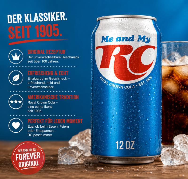 RC - "Royal Crown Cola" (355 ml)