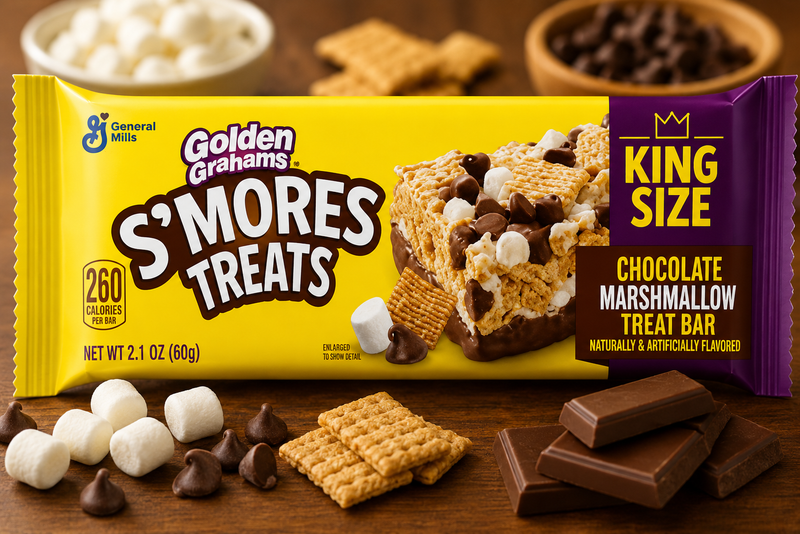 Golden Grahams - Chocolate Marshmallow Bar "Smores Treats" KING SIZE (60 g)