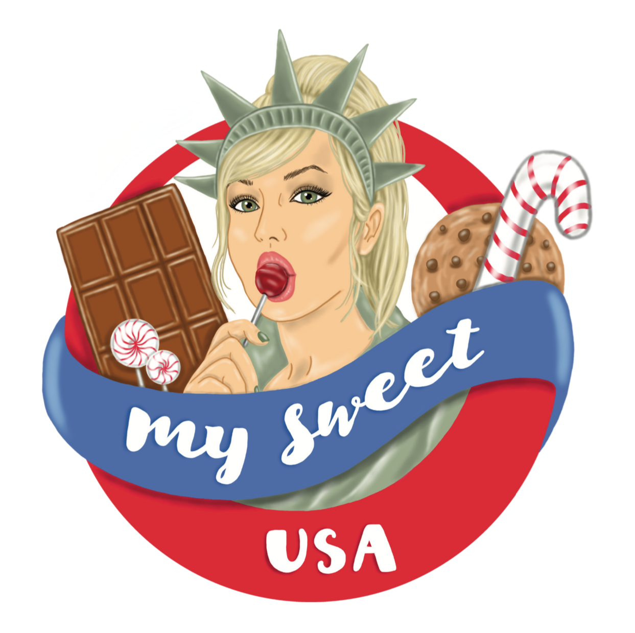 my sweet USA Aufkleber