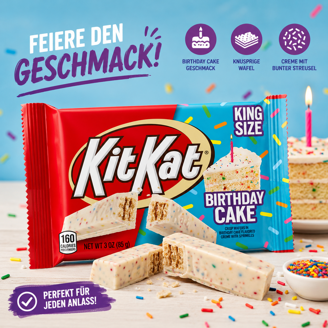KitKat - "Birthday Cake" (42 g)