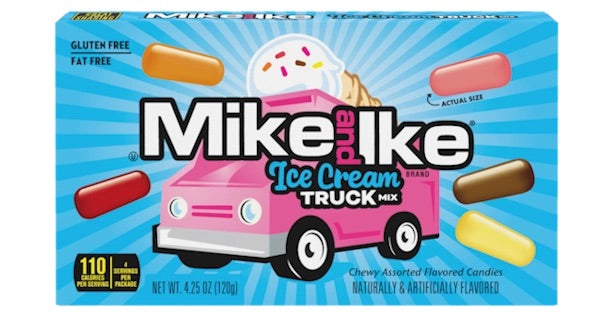 Mike and Ike Ice Cream Truck Mix 120 g – Limited Edition USA Candy