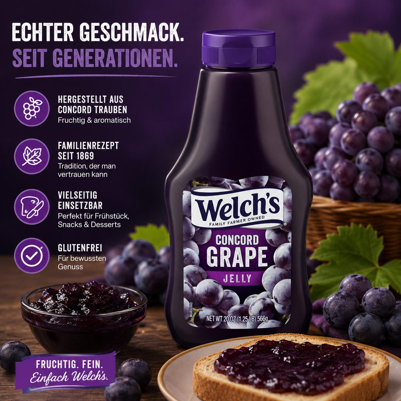 Welch's - Concord Grape "Jelly" (566 g)