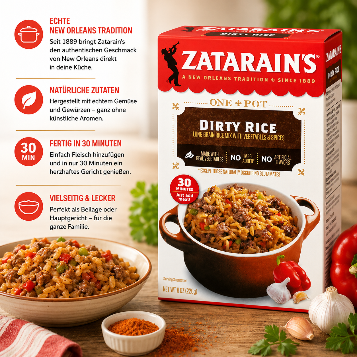 Zatarain's - Rice Mix "Dirty Rice" (226 g)