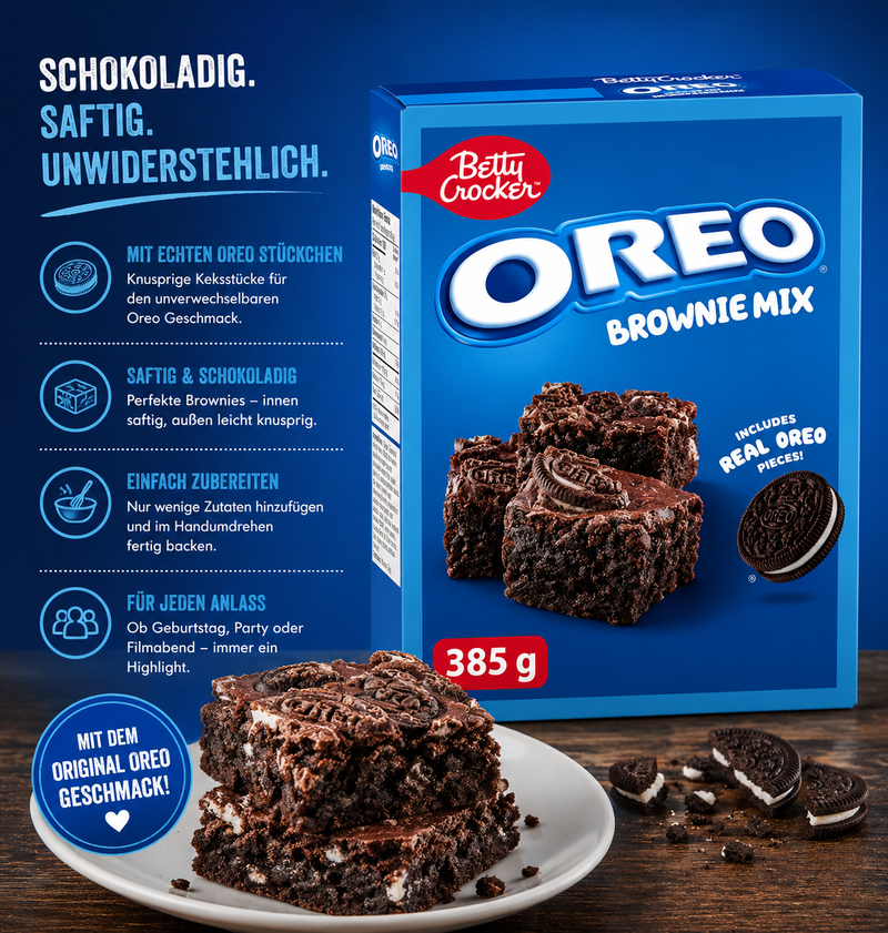 Betty Crocker - Brownie Mix "OREO" (385 g)