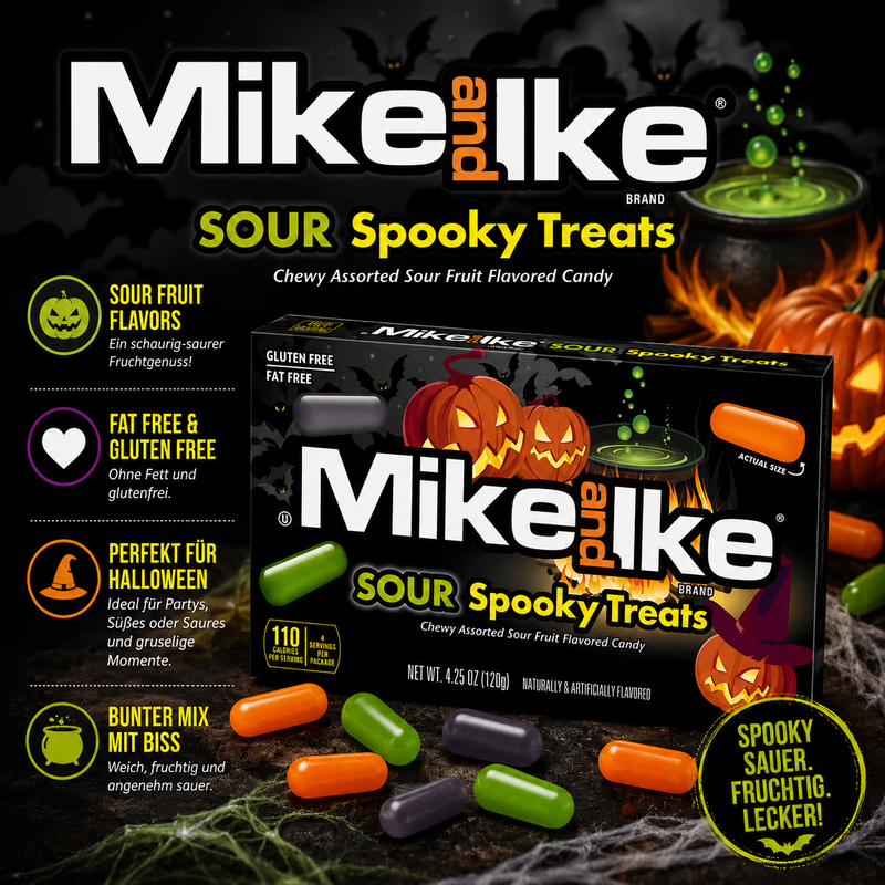 Mike and Ike - SOUR "Spooky Treats" (120 g)