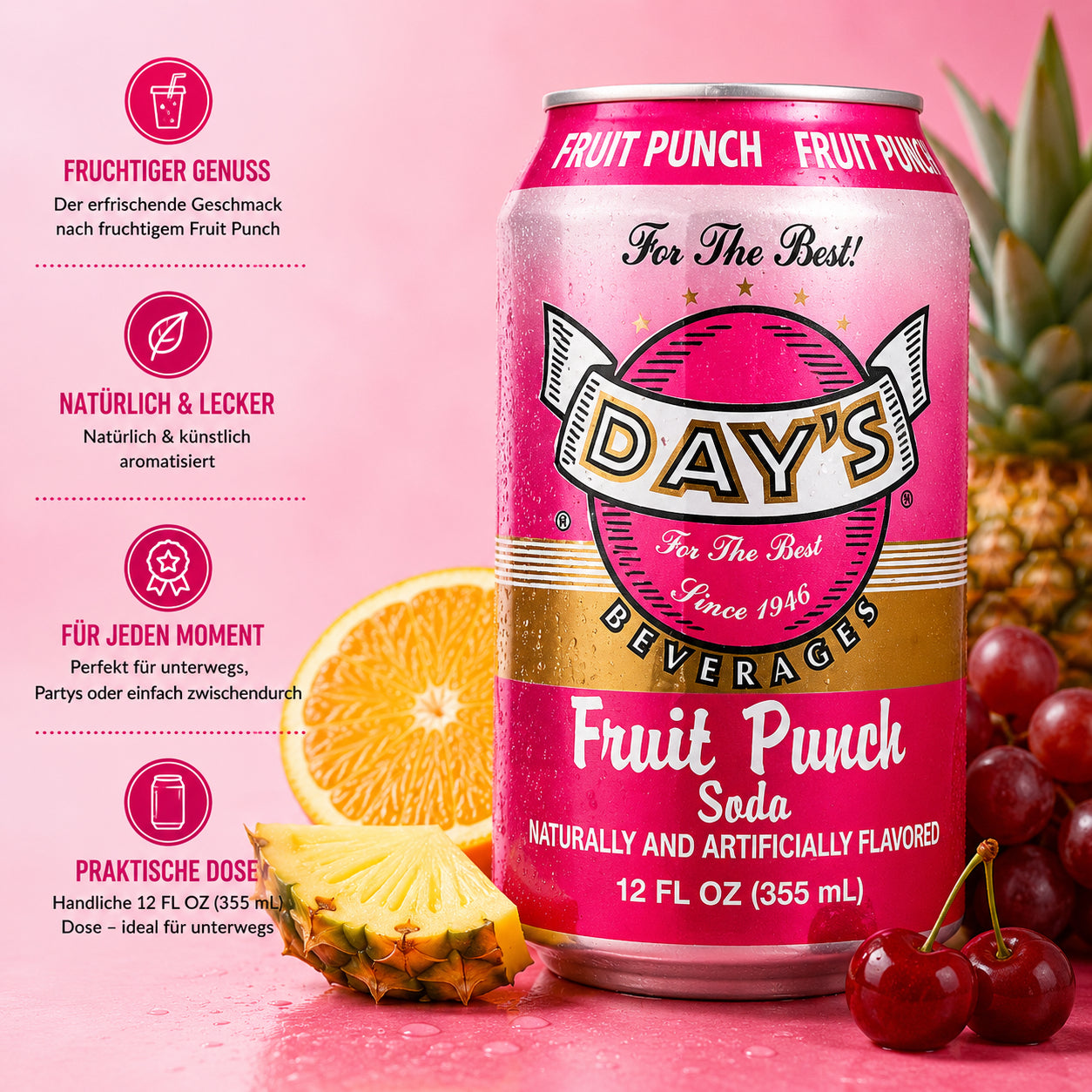 Day's - "Fruit Punch" (355 ml)