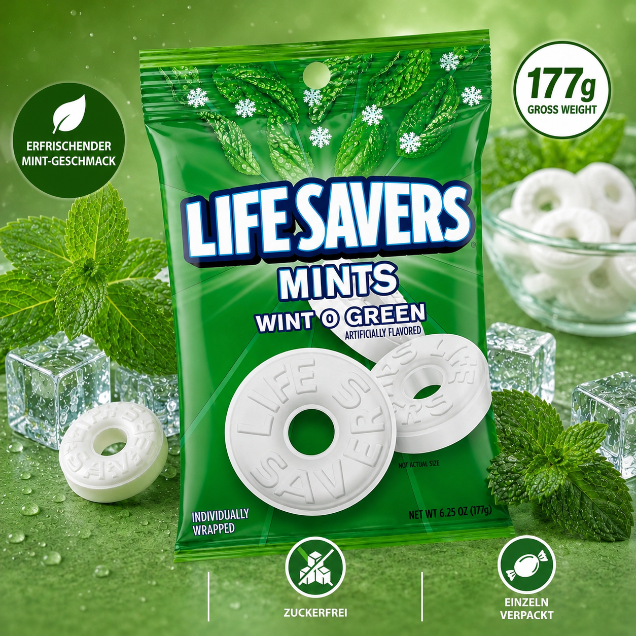 LifeSavers - Mints "Wint o Green" (177 g)
