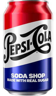 Pepsi Cola - Made with "Real Sugar" (355 ml)